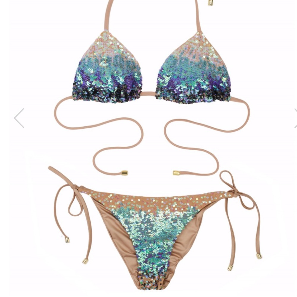 ❌SOLD❌ Beach Bunny Ariel 💎👙Sequin bikini - Picture 4 of 8